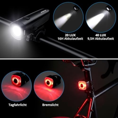 Fahrradlicht set stvzo - fahrradlicht,
