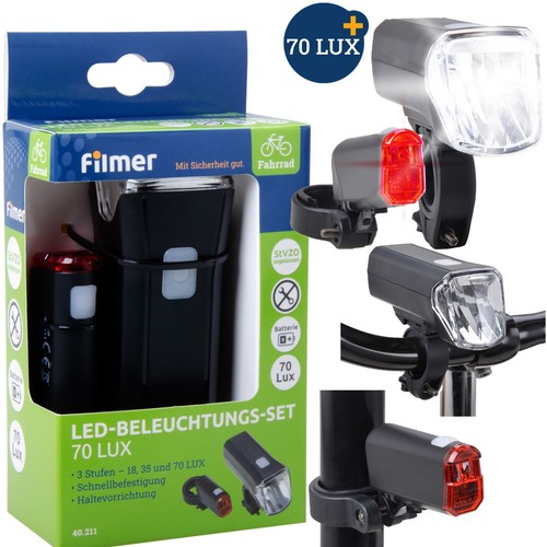 Fahrrad led beleuchtung set - led,