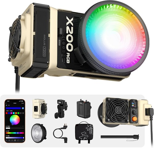 Zhiyun molus x200 rgb combo - zhiyun,