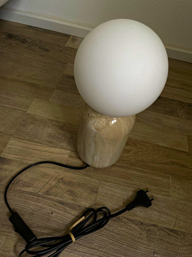 Casalux tischlampe kugel weiß - casalux,